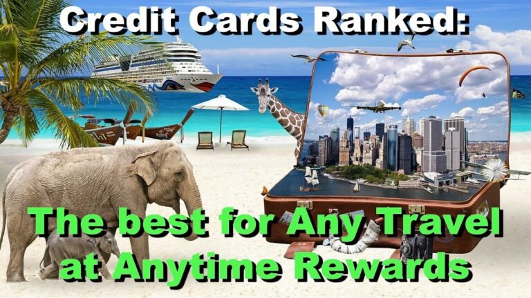 The best credit card rewards for booking any type of travel at anytime