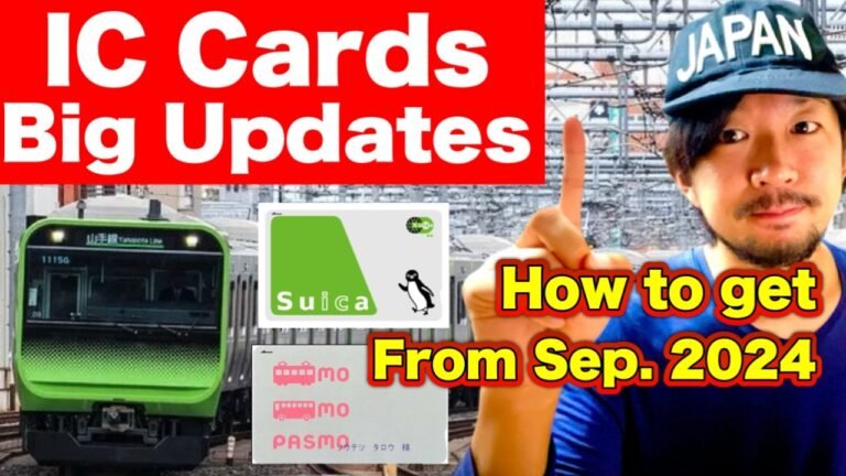 Japan Train IC CARD Essential Update You MUST KNOW | Suica & PASMO are finally BACK | September 2024