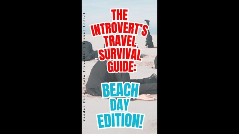 The Introvert’s Travel Survival Guide: Beach Day Edition | #beachday #solotraveler