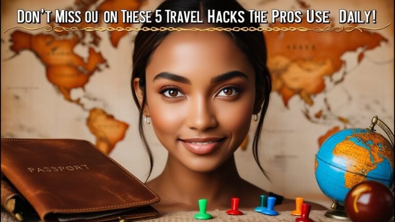 Don’t Miss Out on These 5 Travel Hacks the Pros Use Daily!