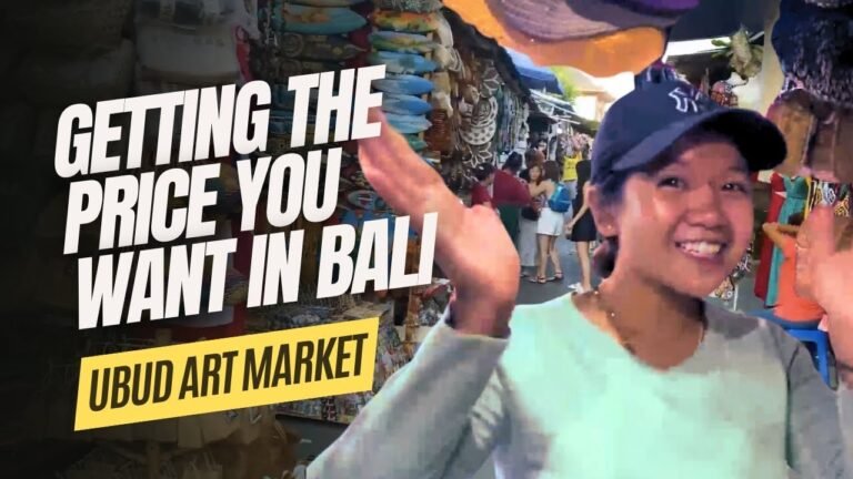 How To Bargain In Bali | Ubud Art Market