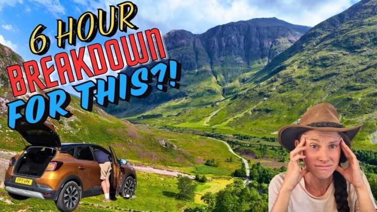 BREAK DOWN in a RENTAL CAR in Scottish Highlands | Glenfinnan | Edinburgh | Scotland Family Travel