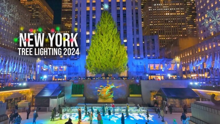 NYC Christmas Walk 2024 ✨ Rockefeller Center Christmas Tree Lighting 2024 Preparation, Bryant Park